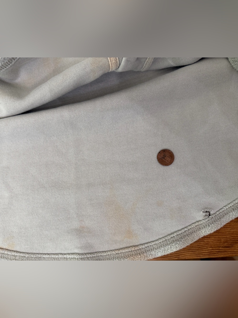 Free People Ruby Jacket Shacket Fleece Button Up Shirt Beige Women’s M Flawed - Picture 11 of 11